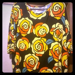 LuLaRoe Irma  Roses